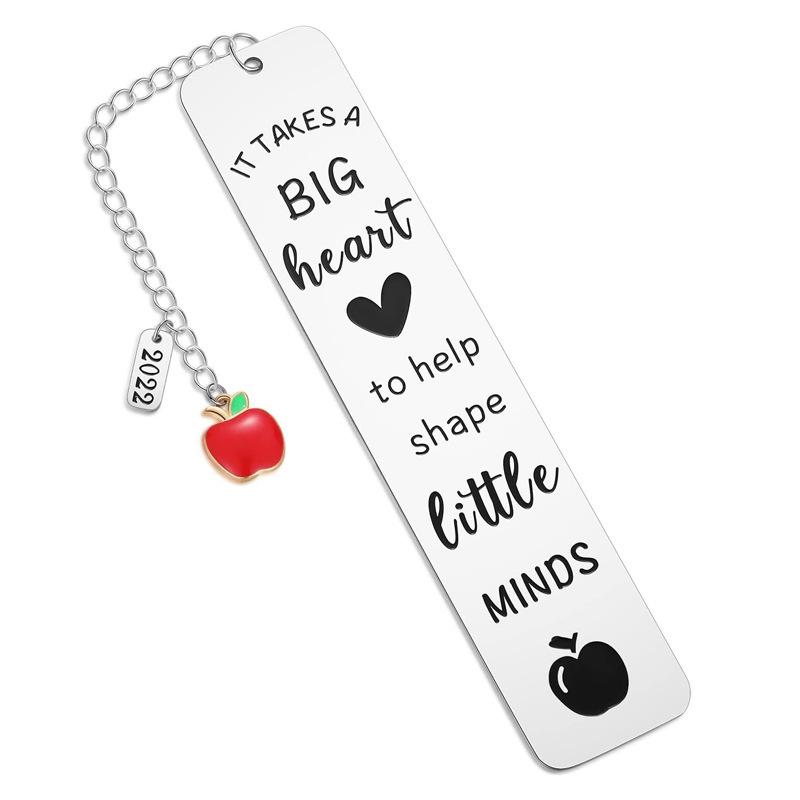 Закладка из нержавеющей стали Подарок на выпускной Лазерная гравировка Спасибо День учителя Памятные подарки Рождество Металл