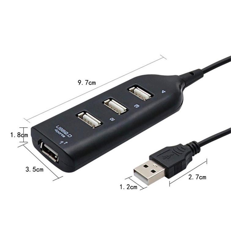 USB 2.0 Hub: 1-to-4 U Disk Docking Station with Hot-Swappable Support