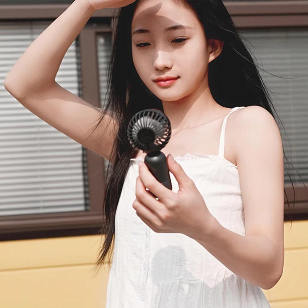 Low Noise Handheld Fan Mini Pocket Fan Household USB Rechargeable Fan Camping