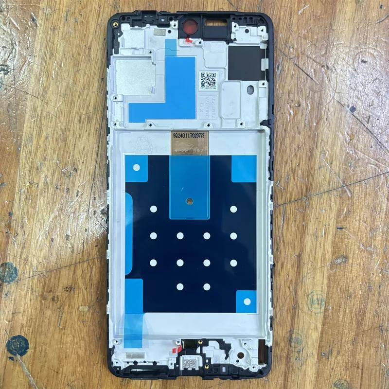 Для Samsung Galaxy M55 5G M556 Передняя панель Корпус LCD Рамка Рамка дисплея Запчасти для ремонта