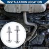 No.06508486AA/6508486AA Rear Toe Link Alignment Bolts for Dodge Durango 2011-2023 for Jeep Grand Cherokee WK 2016-2017 2022/ Rear/Durable Metal