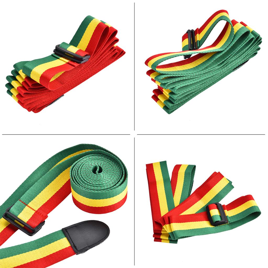 Трехцветный портативный африканский ремень для джембе, плечевой ремень для выступления на сцене