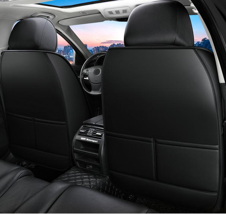 Роскошный чехол на переднее сиденье из искусственной кожи, улучшенная прочная дышащая нескользящая четырехсезонная универсальная защитная подушка на переднее сиденье(Только один чехол на сиденье)