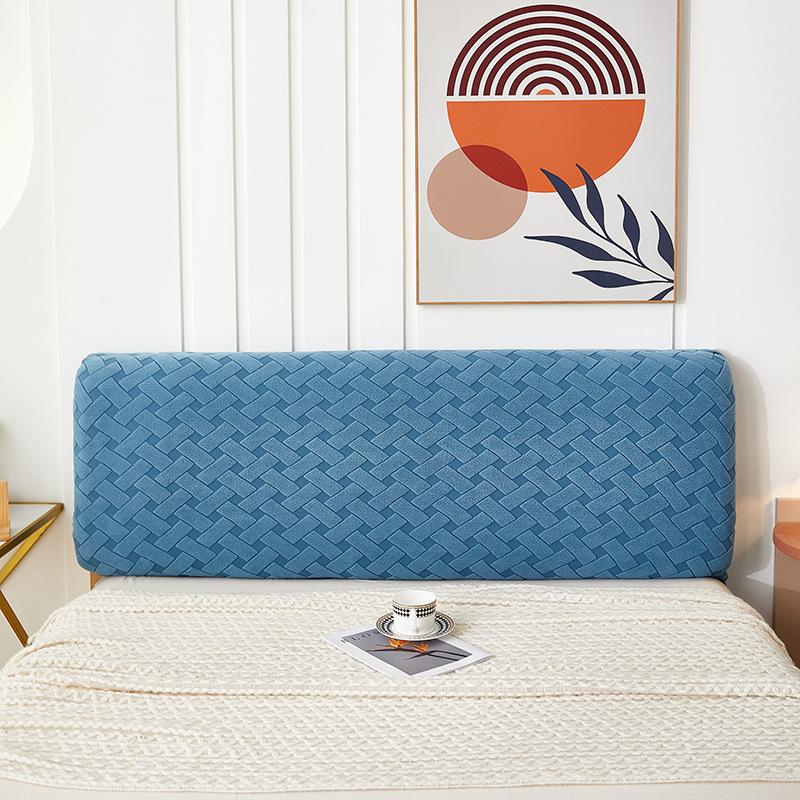 Чехол для изголовья кровати Full Queen Cal King Stretch Soft Bed Headboard Slipcover Stretch Solid Color Purproof Protector Cover Washable for Bed Bedroom Decor