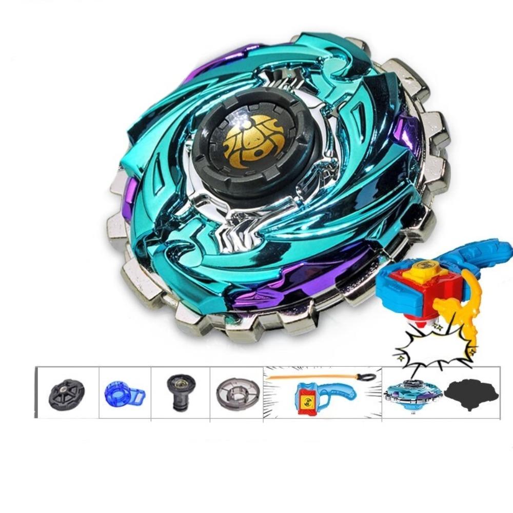 С пусковой установкой Гироскоп Игрушки Двухслойный волчок Игрушки для улицы Металлический гироскоп Игрушка для мальчиков и девочек