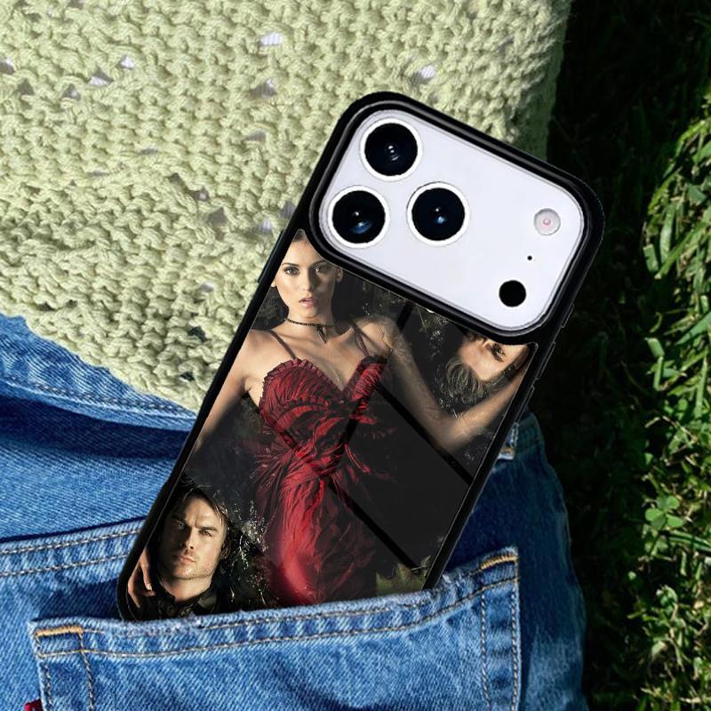 Мягкий чехол для телефона Дневники вампира Для iPhone 17 AIR 16 Pro Max 15 14 Pro 11 12 13 Ударопрочный силиконовый чехол