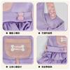 Pet Dress Sweet Cake Skirt With Ruffled Hem Adjustable Straps Soft Breathable Cotton Dogs Cats Fall