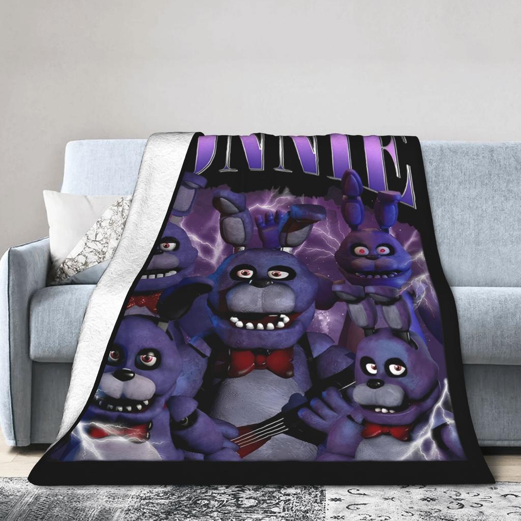 FNAF У Фредди Бонни Пледы Фланелевые Текстиль Декор Портативный Мягкий Плед для Дивана Спальни Коврик Кусок
