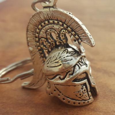 Ретро шлем воина, брелок, модные женские и мужские ювелирные аксессуары