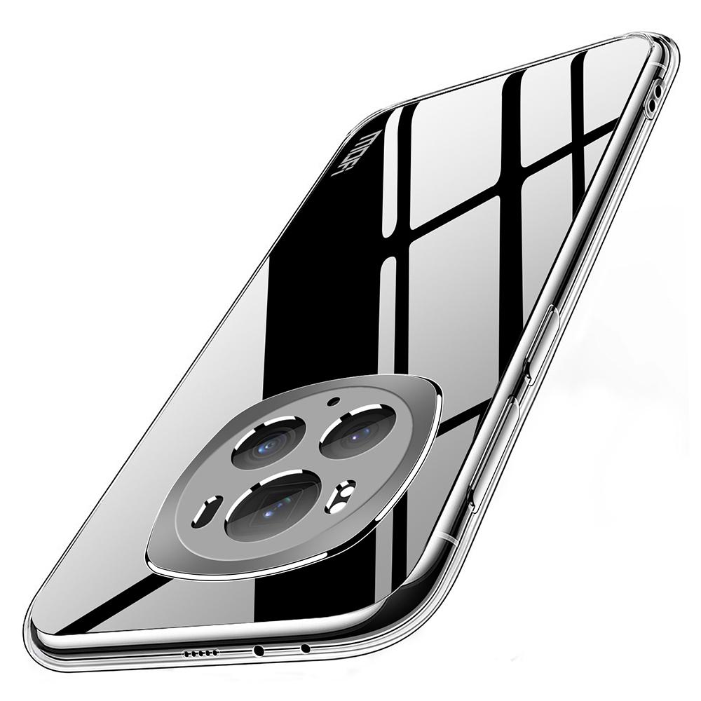 MOFI For Honor Magic6 Pro 5G Clear Case Fiexible TPU Shockproof Phone Cover