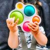 Montessori Exercise Board Rattle Puzzle Toy Colorful Kids Fidget Toys Intelligence Development Early Education Toy Baby Toys