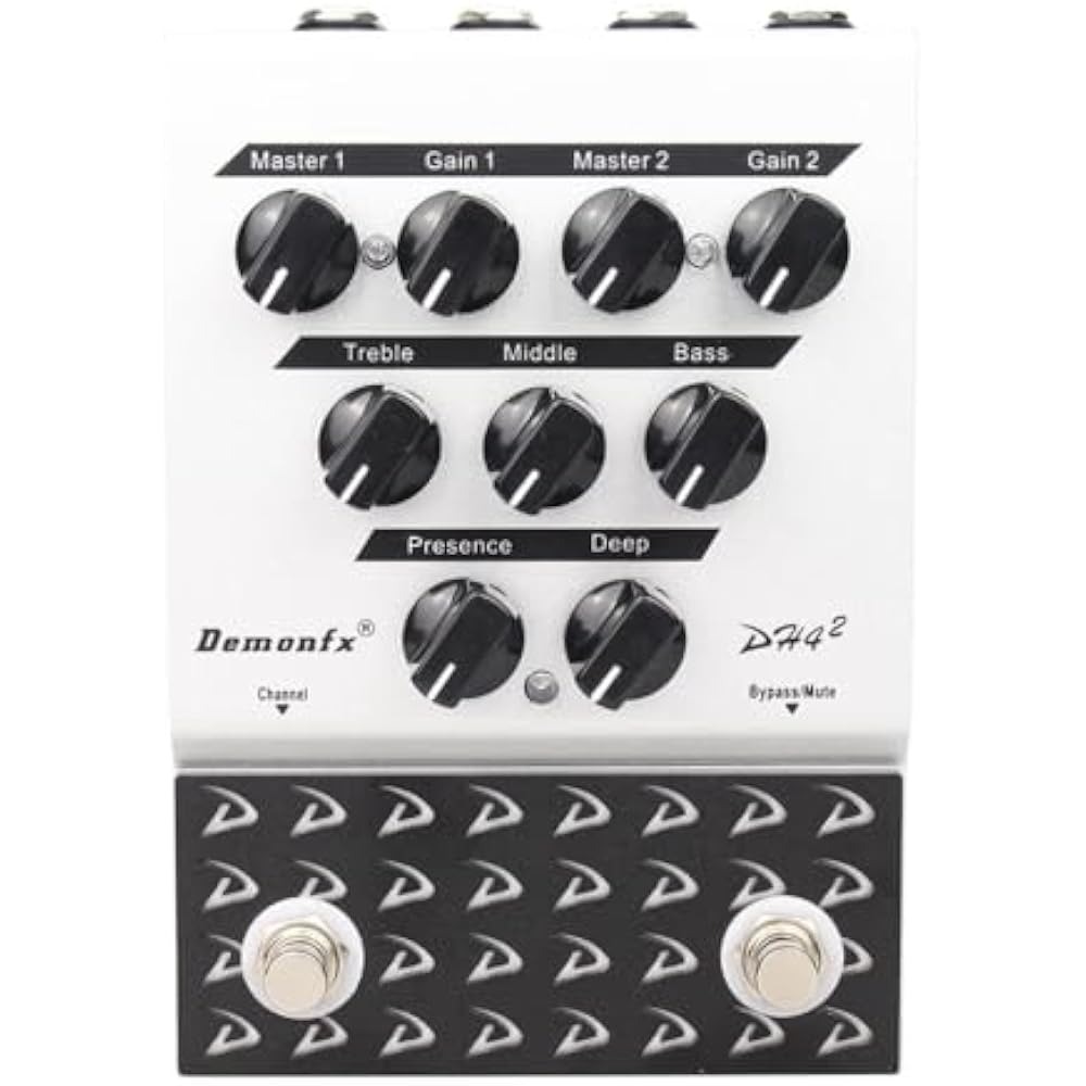 Demonfx DH4-2/OverDrive - Дисторшн Овердрайв - Гитарный эффект Дисторшн High Gain