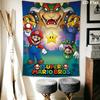 Climb Mario Vine Wall Hanging Printed Fabric Blanket Decorative Tapestries for Bedroom Living Room Home Decor