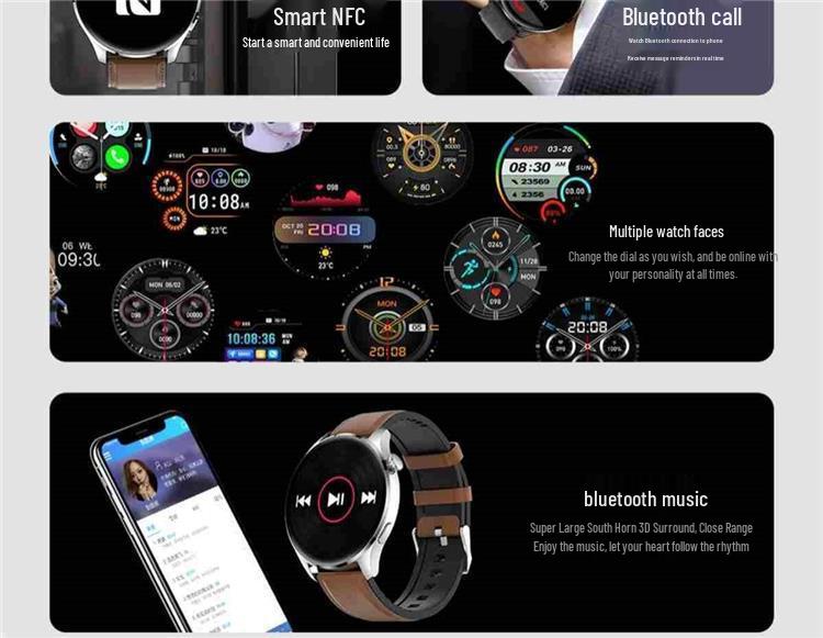 Умные часы Watch9 Pro: Совершайте и принимайте звонки, OLED-сенсорный экран, многофункциональный.