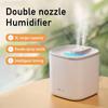 3000ML Large Capacity Dual Nozzles Ultrasonic Air Humidifier USB  Essential Oil Diffuser with LED Light  Appliances