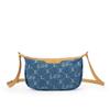 New Lee Fabric Crescent Bag, Shoulder Bag, Crossbody Bag Medium Women's Denim Blue LE240036M-503