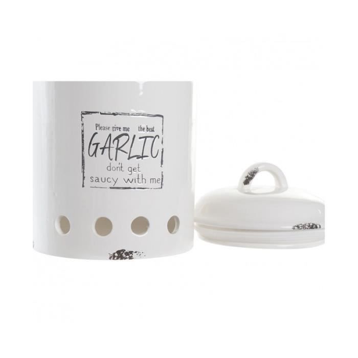 Коробка DKD Home Decor Белый Доломит Чеснок