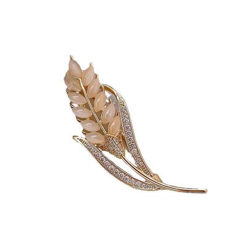 Брошь «Пшеничные колосья» Premium Sense Нежный корсаж Пальто Свитер Заколка Аксессуары Универсальный темперамент Не застегивайте пуговицы Небольшое украшение