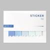Novelty Gradient Sticky Notes Planner DIY Stickers Page Index Office School Supplies