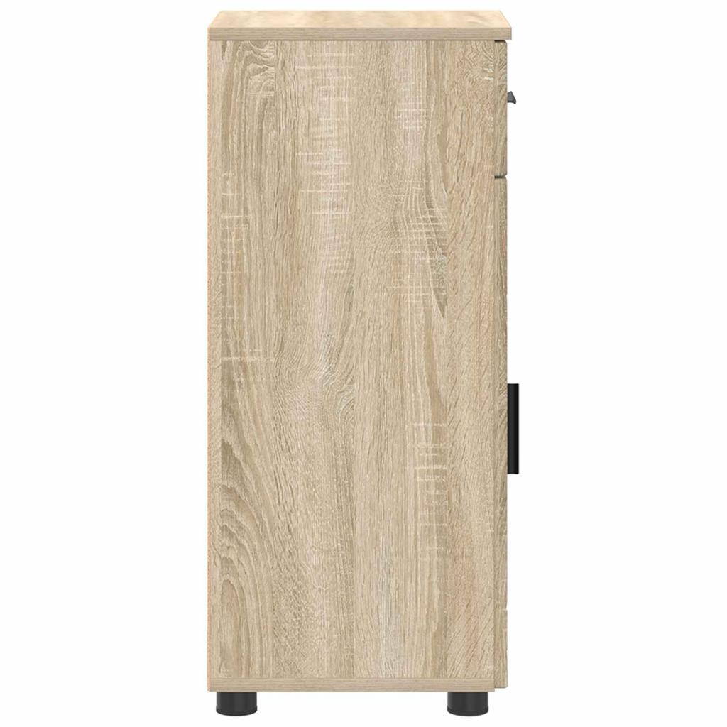 Bathroom Cabinet with Drawers Sonoma Oak 30 x 35 x 80 cm