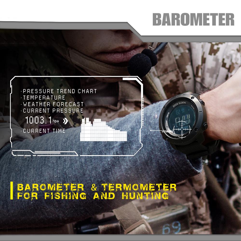 Мужские цифровые водонепроницаемые часы