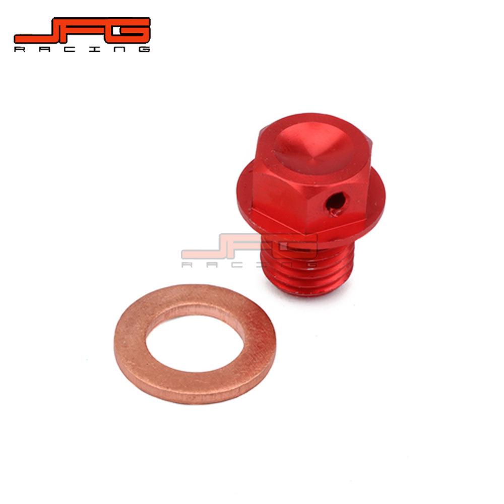 Red Oil Drain Screw for ATC110/ATC125M/ATC200/ATC200X Modified Motorcycles