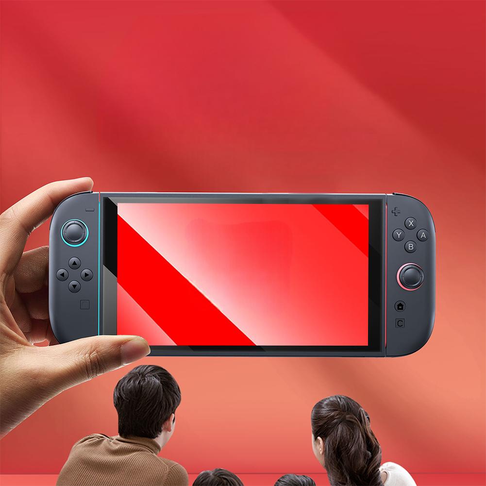 Для Nintendo для Switch 2 Закаленное Стекло Пленка Анти-Царапина Экран Закаленное Стекло Анти-Отпечатки Пальцев Закаленное Стекло Защитная Пленка