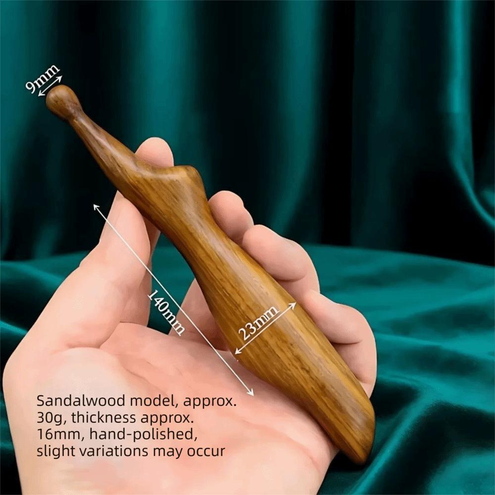 Wooden Massage Stick Meridian Scraping Gua Sha Tools Relaxing Acupressure Stick Body Massage