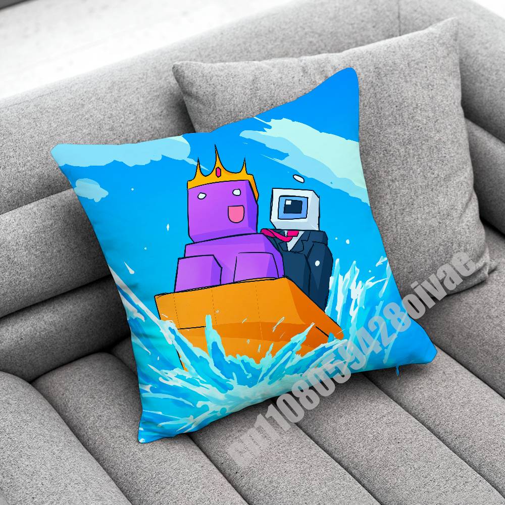 For Wemmbu Eggchan Tax Duo Throw Pillow Case Decoration 30Cm 45X45Cm Square Car Pillowcase Case