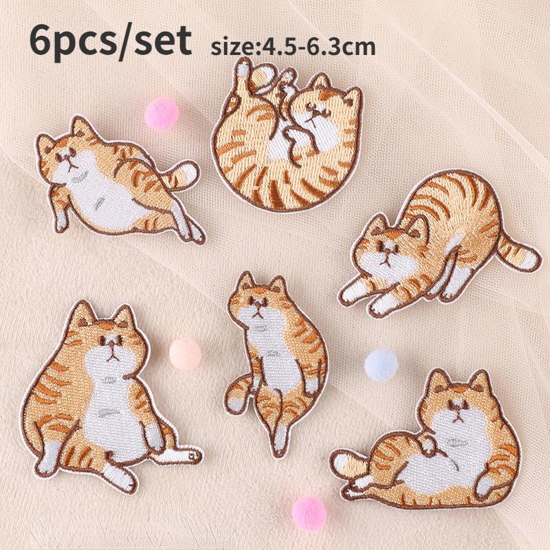 DIY вышивка наклейки мультфильм еда украшения наклейки милые животные одежда игрушечная сумка наклейки