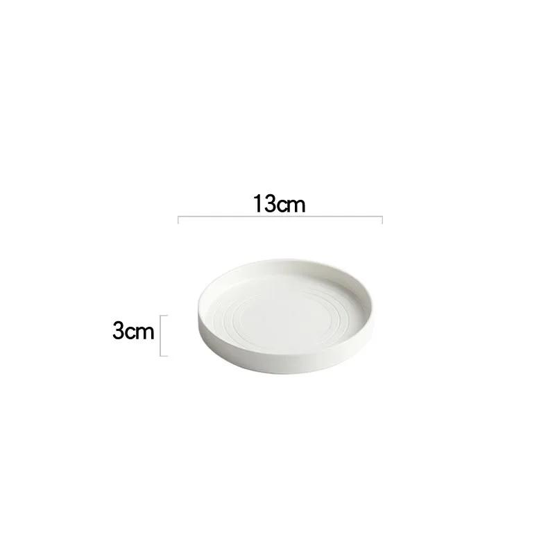 Керамическая тарелка Круглая тарелка для стейка Салатные тарелки Тарелки для спагетти Десертная тарелка Хлебница Миска для димсамов Миска для торта Кухонная утварь