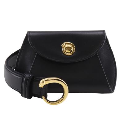 Пояс Panther Pochette черный Телячья кожа/Позолота Женский Б/У