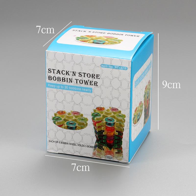 Rotary Shuttle Core Storage Clip Stack'n Store Bobbin Tower Detachable Cobbin Collection Shuttle Core Tower Clip