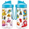 Skater Бутылка с трубочкой Бутылка для воды 500 мл Бутылка для воды с трубочкой Пластиковая прозрачная Детская Paw Patrol Детская PSTB5-A