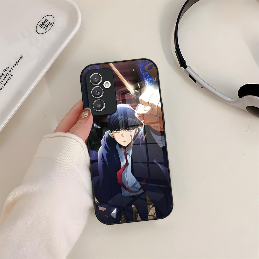 Чехол для телефона Mashle Magic And Muscles Стекло для Samsung S24 S26 S23 S20 S25 S21 S22 Ultra Fe Plus A05 A06 A16 A26 A36 A56 Coque