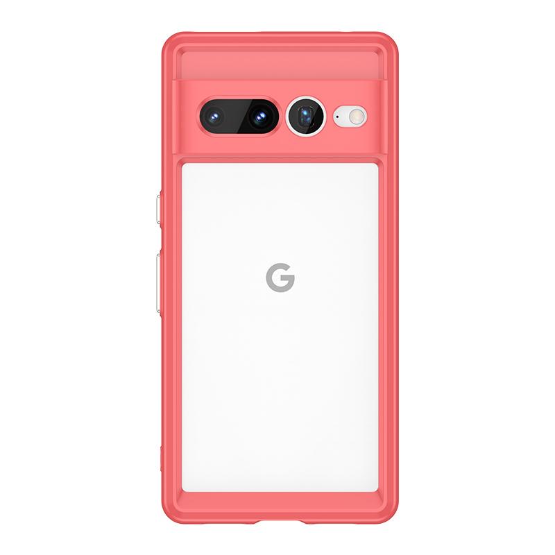 Для Google Pixel 7 Pro Чехол Силиконовый Прозрачный Рамка Противоударный ТПУ Capa Google Pixel 8 Pro 8A 7 Pro 7A 6A Чехол Защитный Телефон