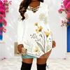 Women Plus Size Crisscross Long Sleeve Bodycon Fitted Hip Hugging Midi Dress