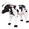 Plush Toy - vidaXL - Black and White Cow - XXL - 76 X 49 Cm - 100 Kg Capacity