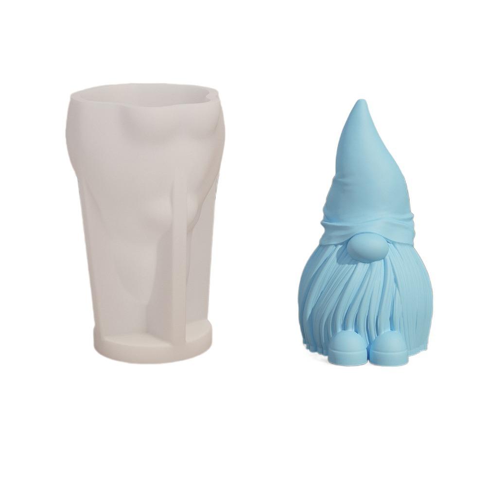 Товары для рукоделия Силиконовая форма для рождественских свечей DIY Гном Форма для мыла Творчество Ручная работа Гипсовая форма ручной работы