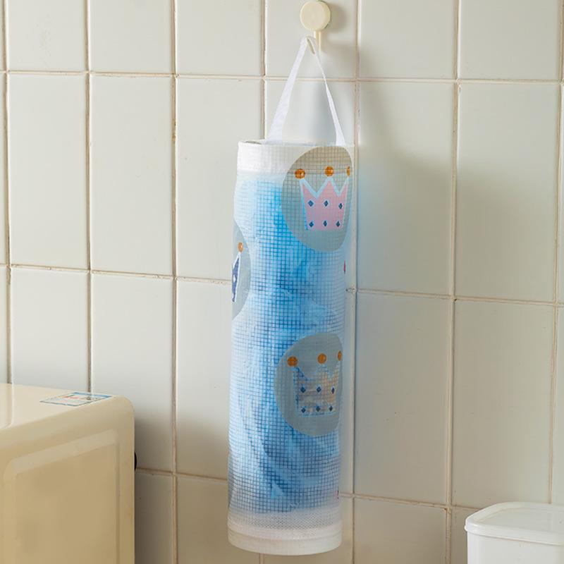 Настенный мешок для мусора PEVA, трубка для хранения бытовых пластиковых мешков, многофункциональный ящик для хранения в ванной комнате и туалете