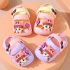 Girls Sandals Children's Summer Baby Removable Indoor Soft Bottom Infant Non-slip Cartoon Boy Pack Head Slippers