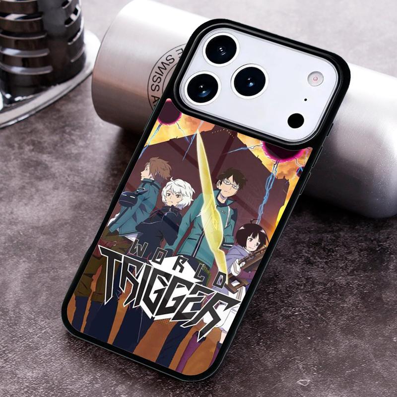 Чехол для телефона World Trigger для iPhone 17,16e,15,14,13,12,11, Mini, Pro, MAX, мягкий силиконовый чехол