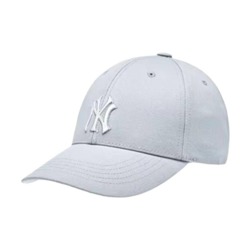 MLB CPB22 Series Unisex Design Polyester Peaked Cap Unisex Couple Style Multi-Color light gray F without packaging