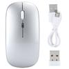 Wireless Mouse 2.4G Rechargeable USB Wireless Gaming Mouse with LED Colorful LightSilver
