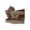 Gucci Сумка через плечо Gucci GG Supreme с двусторонним дизайном и изображением головы тигра, на магнитной застежке, из канвы с отделкой из кожи, маленькая, унисекс, 501050-9C2VT-8745