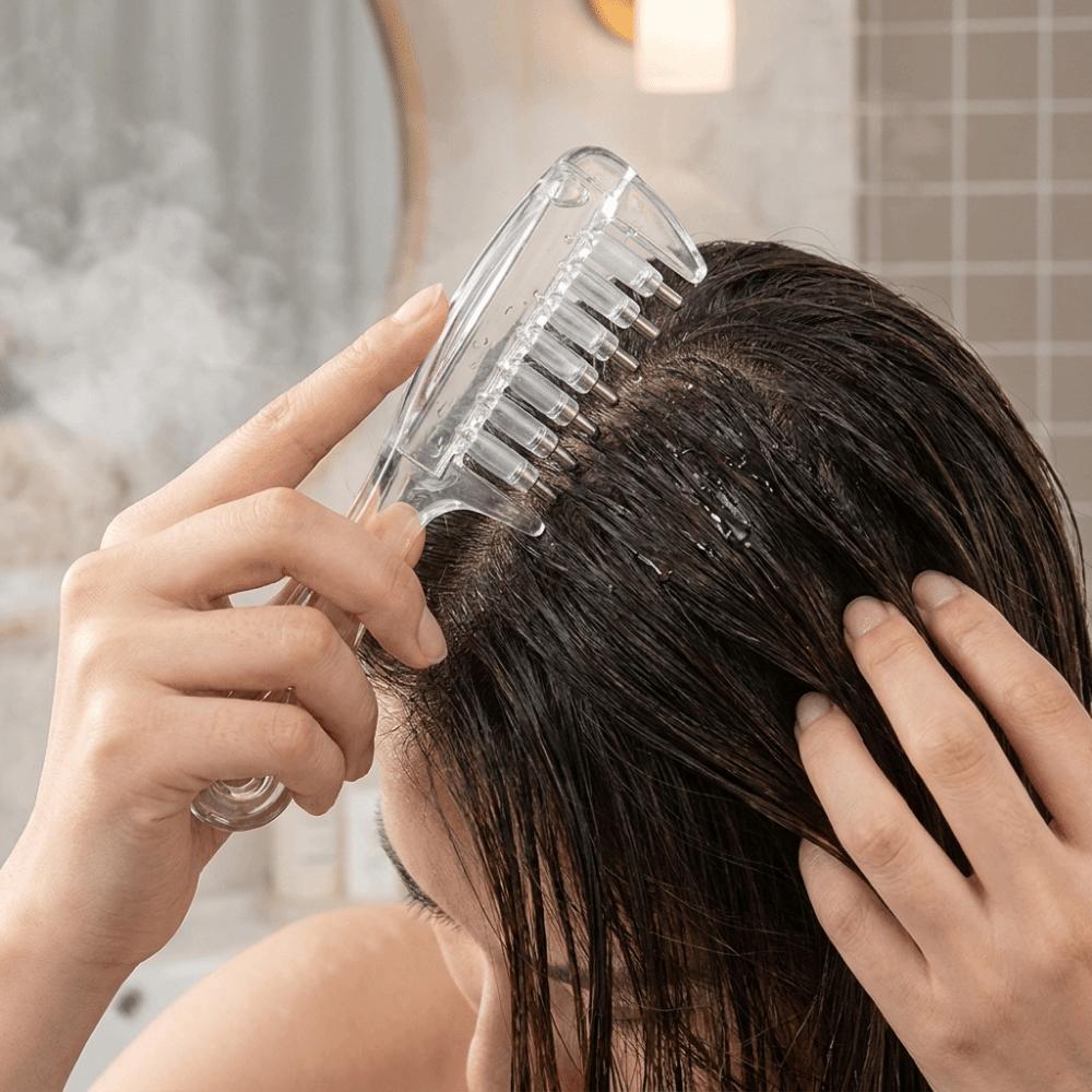 Anti-Frizz Massage Guide Liquid Comb Plastic Scalp Massage Comb Portable Hairdressing Combs Travel