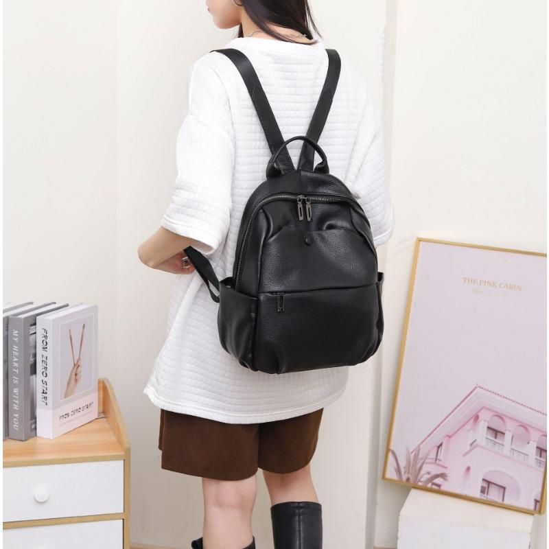 Рюкзак Модная женская сумка из натуральной кожи Легкий дорожный рюкзак Школьный рюкзак