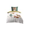 Housse De Couette + 1 Taie - Renard Et Animaux - 140 X 200 Cm - 100% Coton - Oeko-Tex®