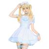 [Milky Time] Halloween Cosplay Costume, Women's Lolita Maid, Short Sleeve, Light Blue