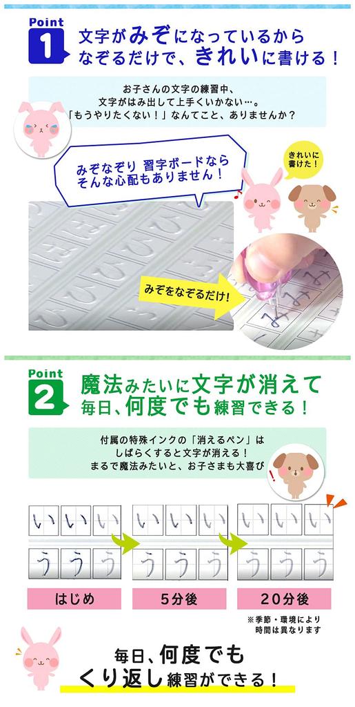 Вы можете практиковаться снова и снова. Лист упражнений «Обводка 3 дельфинов» с обучающим набором Stroke Magic Childcare из 57 штук [Доска мизо] Назад, хирагана,